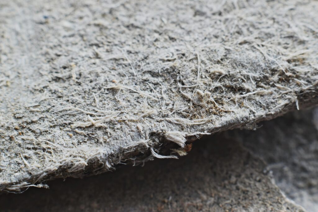 Link Resources asbestos awareness remove non friable asbestos close up of asbestos cement sheet material